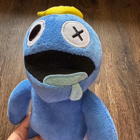 Rainbow Friends Blue Plush 11.9" Inch Tall Plushie Doll figure Game Toys - Picture 1 of 4